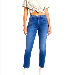 Mother The Mid Rise Dazzler Ankle “on the edge”